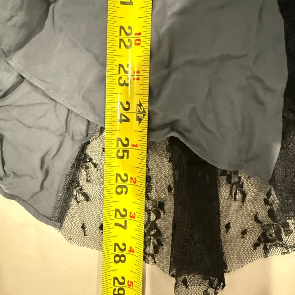 Intimately Free People Slip Dress SP Gray Pieced Lace ASO TV Elena Gilbert Y2K - Picture 5 of 5